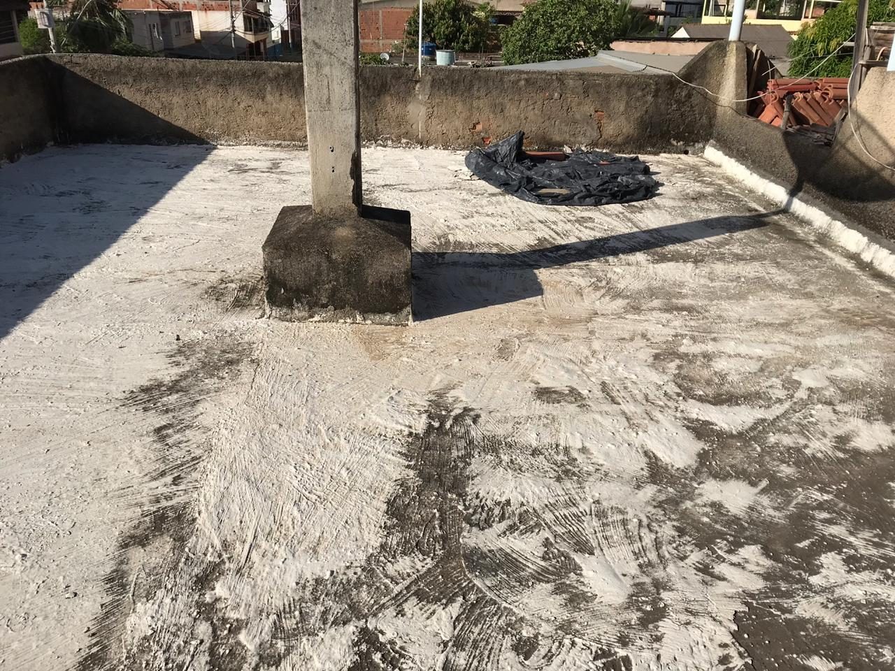 Antes do tratamento da cobertura 1