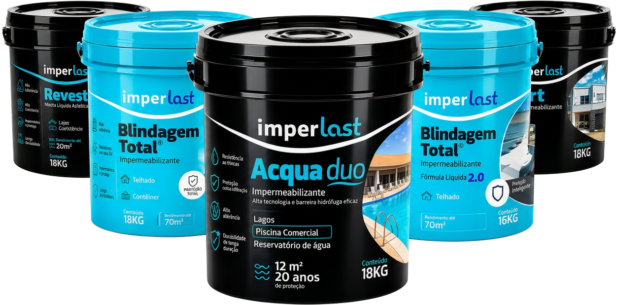 Linha de impermeabilizantes Imperlast Acqua Duo e Blindagem Total